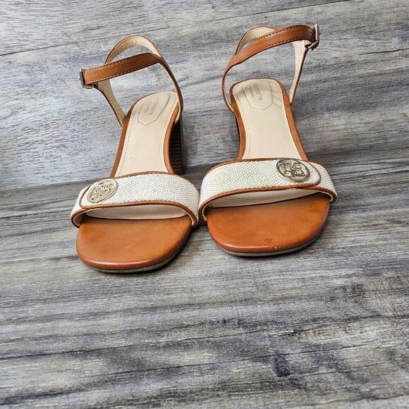 Liz Claiborne LC NIHOA Strappy Block Heel Brown Sandal - Picture 6 of 10